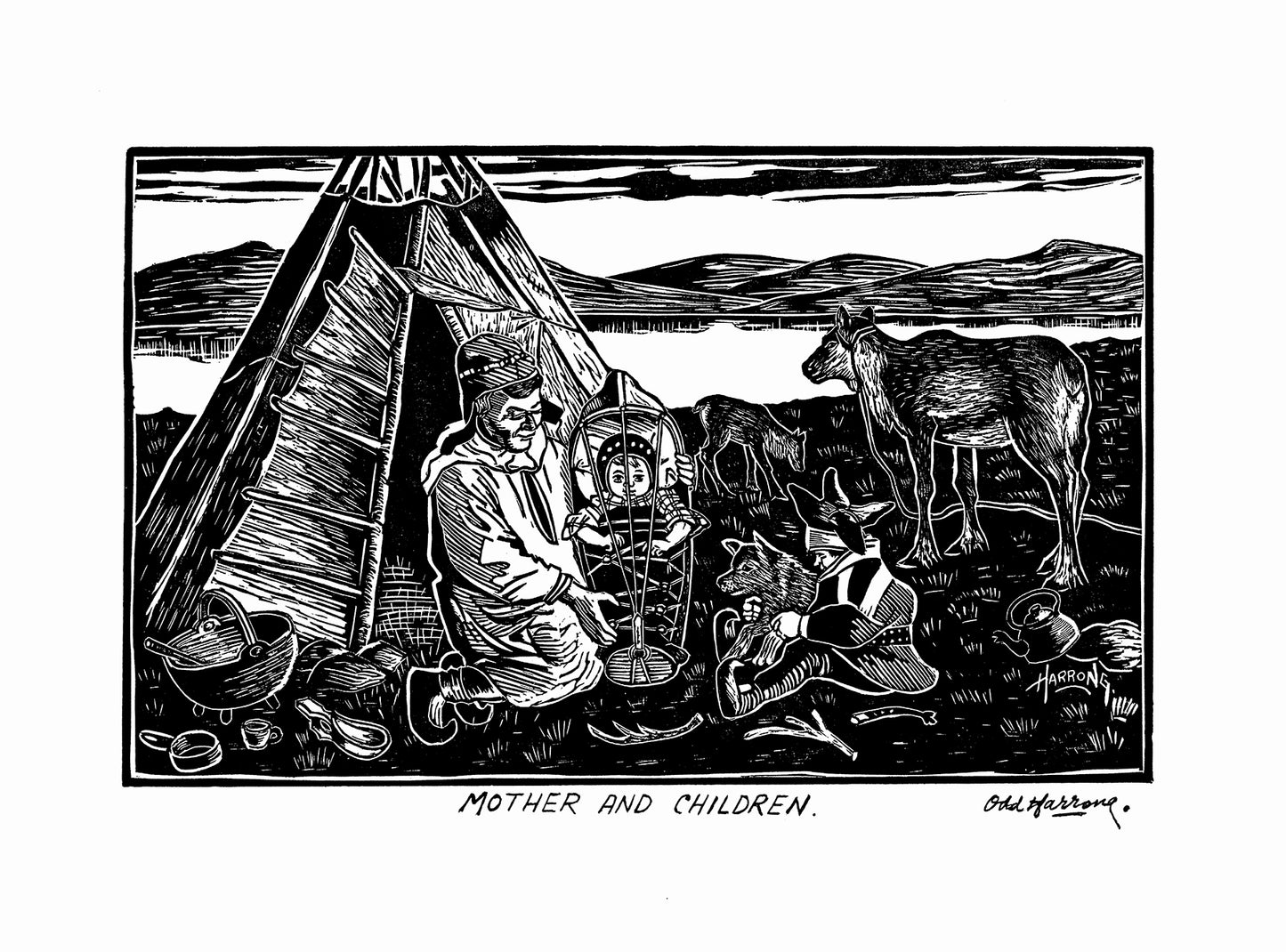 Harrong - Mor og barn