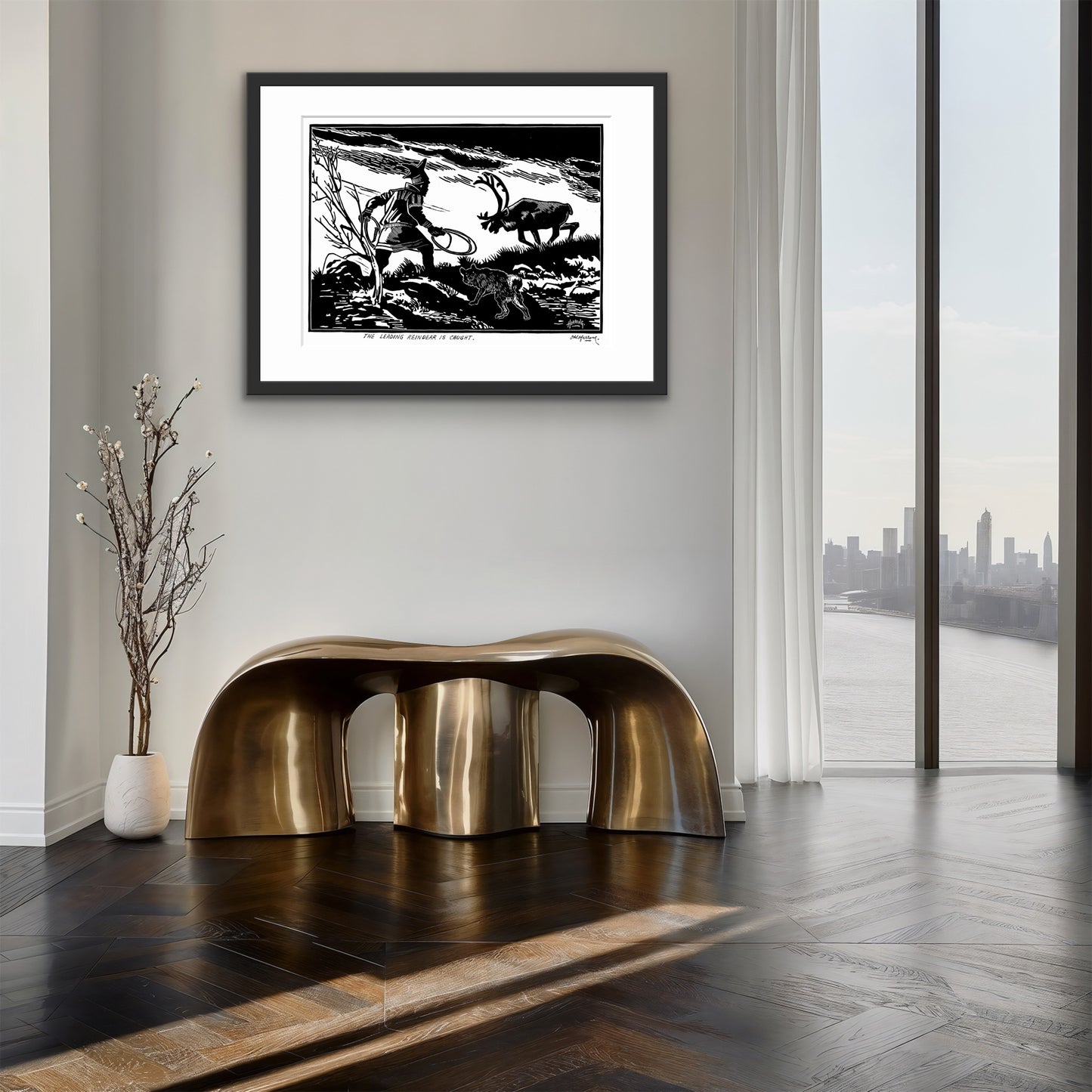 Harrong - Førerrein fanges inn